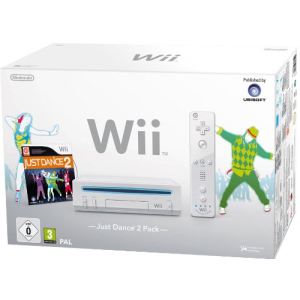 Nintendo Pack Wii Just Dance 2 - Console blanche + Wiimote Plus + Nunchuk + Just Dance 2 Wii