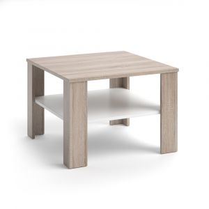 Table basse "Homer" Chêne clair/Blanc Vicco