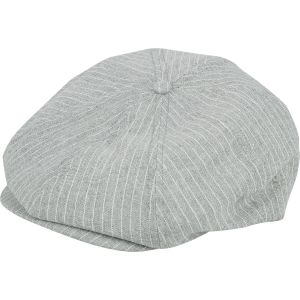 Brixton Brood Snap Light Grey/White Stripe Chambr - Chapeau - gris - L - gid://shopify/Metaobject/102002983149,Lin