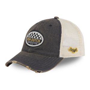 Von Dutch Casquette Casquette baseball avec filet souple adulte et patchs Mac Club