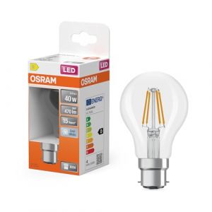 Osram Ampoule LED Standard clair filament 4W=40 B22 froid