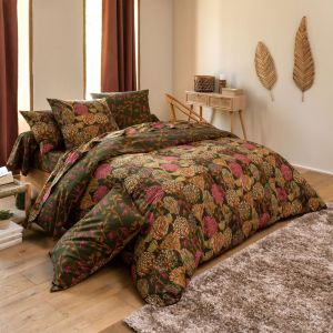 Housse de couette coton imprimé multicolore DR. DAME NATURE