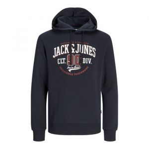 Jack & Jones Sweat à Capuche Sweat à Capuche Logo Dark Navy XL Dark Navy XL