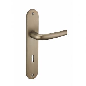 THIRARD Poignée de porte Chantilly anodisé inox trou de clé pour porte d'intérieur