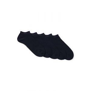 Boss Effect Pour homme. Lot de 5 chaussettes ? la cheville de couleur marine