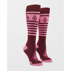 Image de Volcom Chaussettes Striker Wool Blend Otc - Burgundy - Taille L
