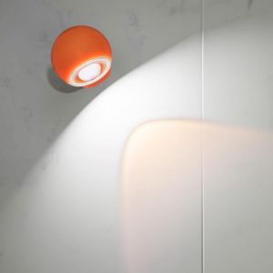 Applique murale LED avec tête mobile, capteur, batterie rechargeable et rotative