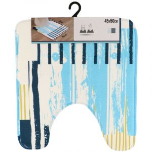 Image de Tendance Tapis contour WC en microfibre 45 x 50 cm déco Bord de mer - Bord de mer