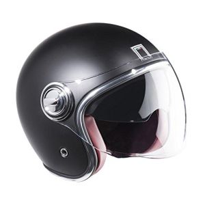 Nox Casque jet Premium Heritage noir mat- S