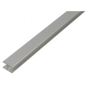 Image de Gah-Alberts Profile H pour panneaux 16/19 mm Aluminium Argent anodisé 1000 x 22 x 30 x 1,5 mm - 485634