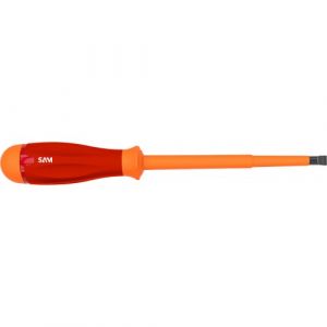 Sam Outillage Tournevis électricien fente isolé 1000V N°3,5 x 120 mm S Neuf