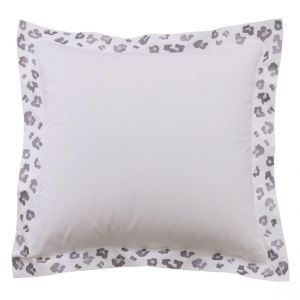 Taie d'oreiller percale de coton LEOPOLD - blanc
