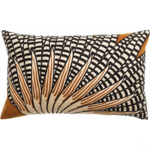 Declikdeco Coussin brodé Ewan Cuivre 40 x 65