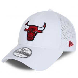 Image de New era 9Forty Adjustable Cap - Team Arch Chicago Bulls blan