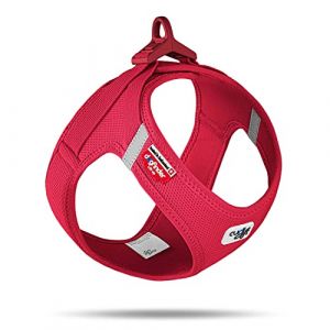 Curli Vest Harness Clasp Air-Mesh Red XL