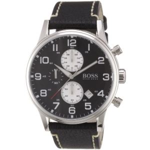 Hugo Boss 1512569 - Montre pour homme avec bracelet en cuir