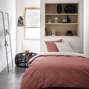 Today PARURE DE LIT - HOUSSE DE COUETTE 240X260 + 2 TAIES D OREILLER 63X63 - 100% COTON 57 fils - Sunshine 8.20