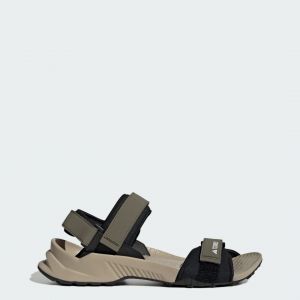 Adidas Mixte Terrex Hydroterra Sandals Chaussures de randonn&eacute;e, Olive Strata/Core Black/Wonder Beige, 40.5 EU