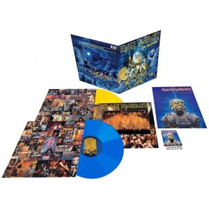Iron Maiden Live After Death (40th Anniversary) Ltd. Blue & Yellow - Colored 2 Vinyl
