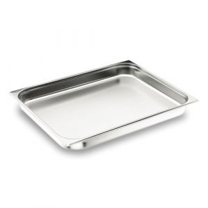 Image de Lacor Bac gastronorme GN 2/1 en inox 18/10 53x 65 x 6.5 cm - Gastronorme