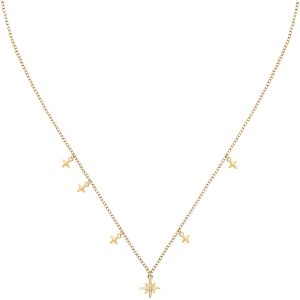 Cleor Collier pour femme en Argent 925/1000 serti de zircon - 0.002 g - taille : 423CM - Z0159547
