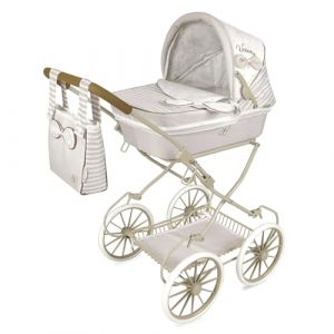 Poussette de Poupées - DE CUEVAS - Verona - Pliable - Sac assorti inclus - 81 cm de haut
