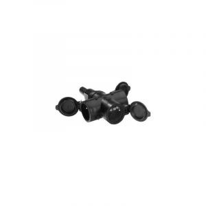 Bachmann Prise femelle avec mise à la terre 913.170 caoutchouc, silicone 250 V noir IP44 1 pc(s)