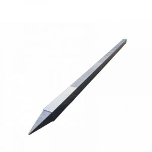 Jardinex - Poteau cloture H.100 cm et 150 cm - 100% recycl&eacute; - Gris anthracite 100 cm