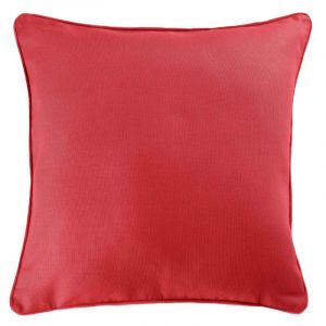 Image de Homemaison Coussin Carré Uni Coloré Corail 40 x 40 cm