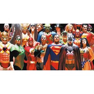 Image de SD Toys DC Comics poster en verre Justice League 60 x 30 cm- Poster