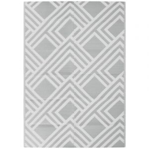 VidaXL Tapis D'ext&eacute;rieur Gris 160x230 Cm Pp
