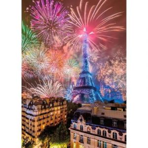 Ravensburger Nathan - Puzzle 1500 pi&egrave;ces - Feu d'artifice du 14 juillet &agrave; Paris - Adultes et enfants d&egrave;s 14 ans - Puzzle de qualit&eacute; sup&eacute;rieure - Collection Urbain - 12000936