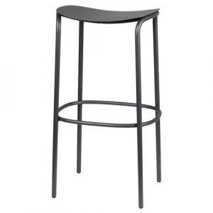Scab Tabouret design en métal anthracite