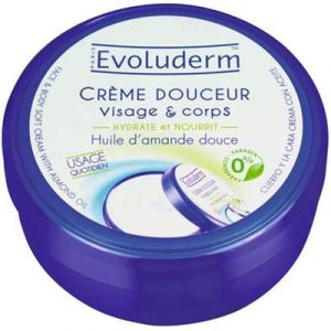 Evoluderm Crème douceur visage et corps à l'huile d'amande douce 250 ml