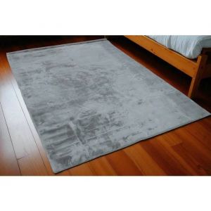 Tapis De Salon - Umberto Ravelli - Extra Doux - 200x280 Cm - Gris Claire - Synth&eacute;tique