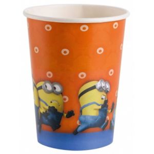 Image de 8 gobelets Les Minions 26 cl