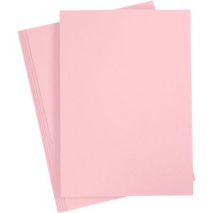 Image de Papier cartonné Rose A4 210 gr 10 pcs