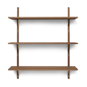 Ferm Living Triple étagère en chêne foncé 87cm Sector