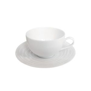 Medard de noblat Onde - Coffret 6 tasses et soucoupes caf&eacute; Blanc - Couleur Blanc - Taille Taille unique
