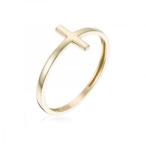 Instant d'Or - Bague Croix or jaune