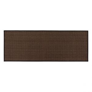 Tapis anti-dérapant tissu chiné Noir