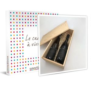 Image de Smartbox Coffret de 2 bouteilles de vin biodynamique et naturel &agrave; domicile - Coffret Cadeau Gastronomie Multicolore