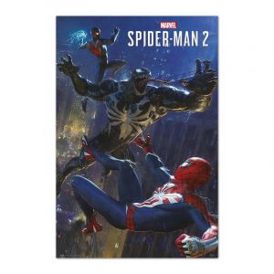 Grupo erik Poster Marvl Spider Man 2 Impression d'art - Déco Salon ou Chambre - Déco Chambre - Taille : 61 x 91 - Licence Officielle