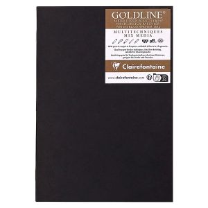 Clairefontaine Carnet de dessin Goldline 140 g/m² 20 feuilles 21 x 29,7 cm
