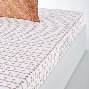 Drap housse coton, S mer Wax Imprimé Taille 140x190 cm;160x200 cm;180x200 cm