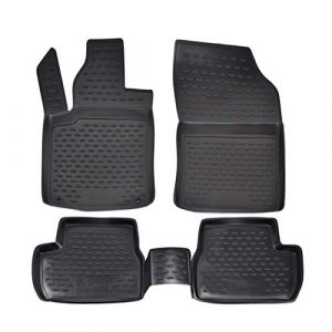 Tapis De Sol En Caoutchouc 3D - J&J AUTOMOTIVE - Citroën DS3 2010-2015 - Noir - Sur Mesure - Antidérapant