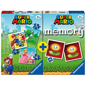 Ravensburger Multipack Super Mario - Mémory et 3 Puzzles