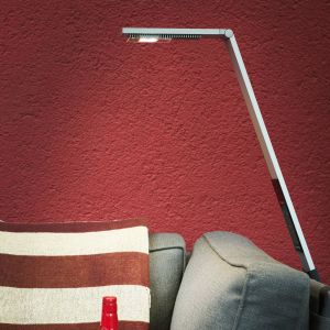 Luctra Flex lampadaire LED sans fil, batterie alu