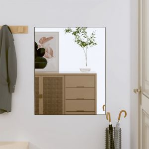 VidaXL Miroir mural 50x60 cm Verre Rectangulaire