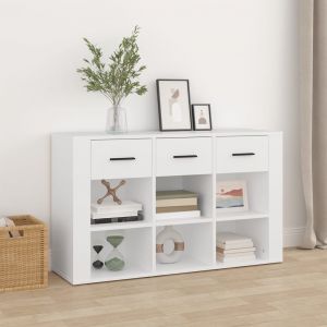 Image de VidaXL Buffet Blanc 100x30x59,5 cm Bois d'ingénierie